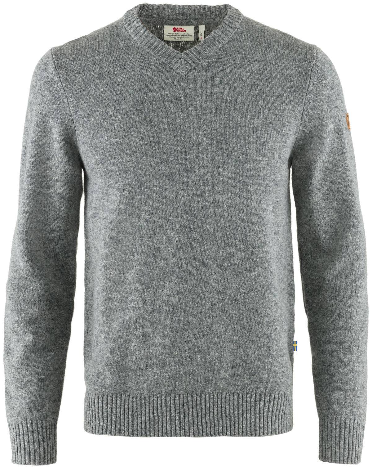 Övik V-neck Sweater Harmaa L