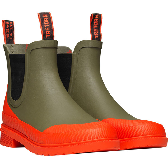 Tretorn Chelsea Offroad - Field Green/burnt Orange - Unisex - EUR 38