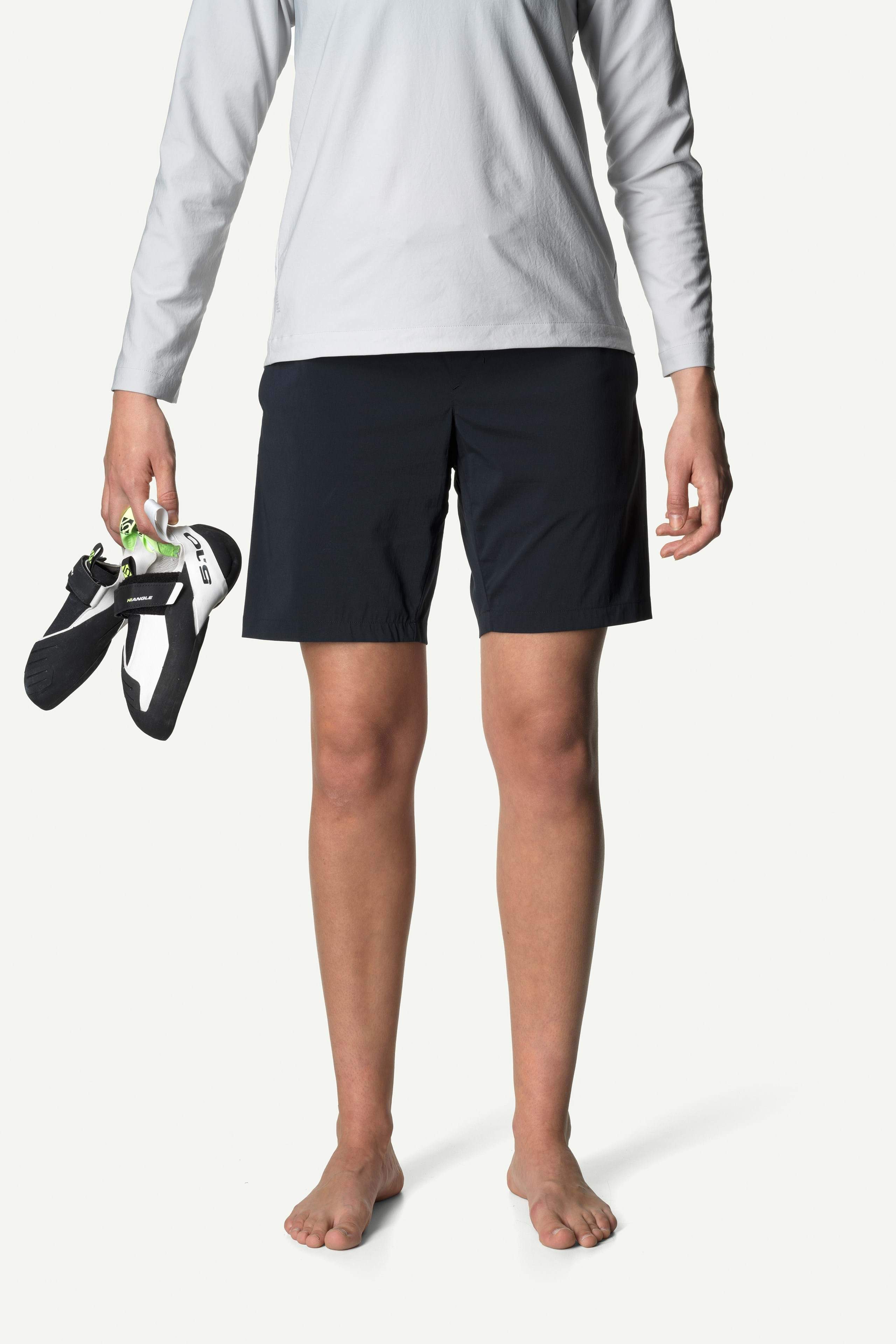 Houdini Naisten Wadi Shortsit - Bluesign-sertifioidut, True Black / S