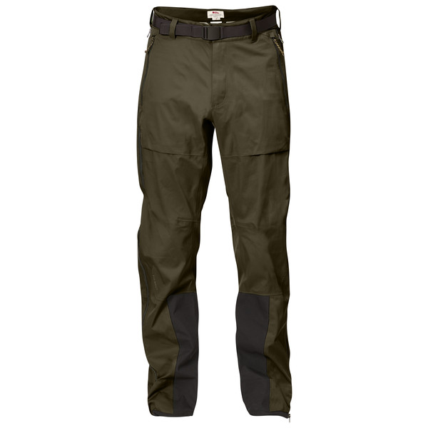 Fjällräven Keb Eco-shell Trousers M - Dark Olive - Miehet - L