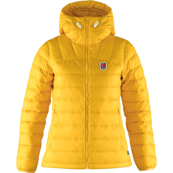 Fjällräven Expedition Pack Down Hoodie W - Dandelion - Naiset - L