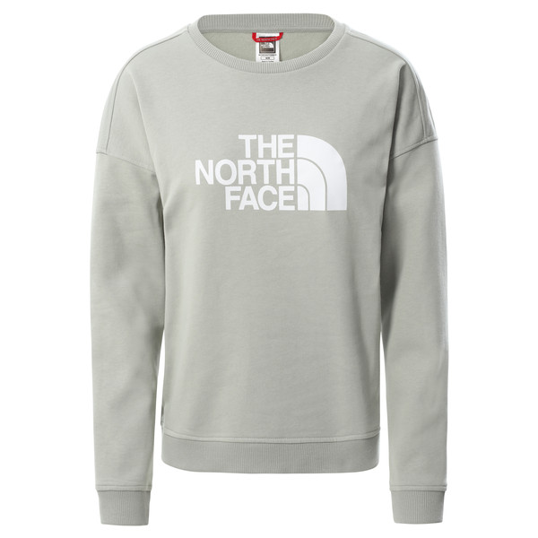 The North Face W Drew Peak Crew - Wrought Iron - Naiset - S