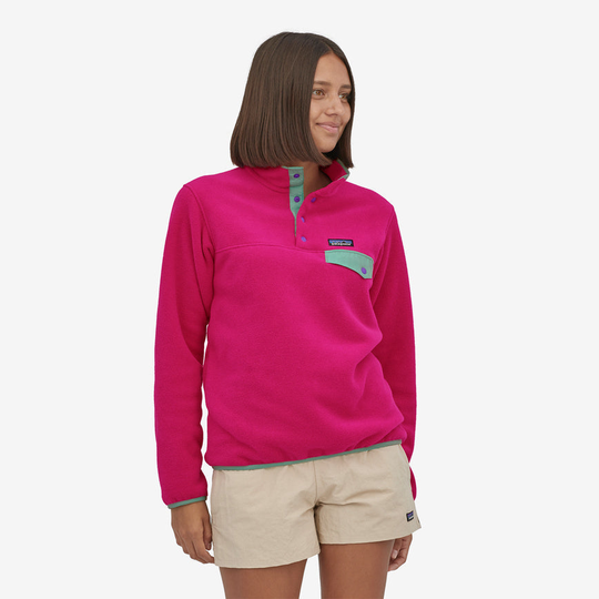Patagonia Naisten Synchilla® Snap-T® Fleece - Kierrätetystä Polyesterista, Mythic Pink / L