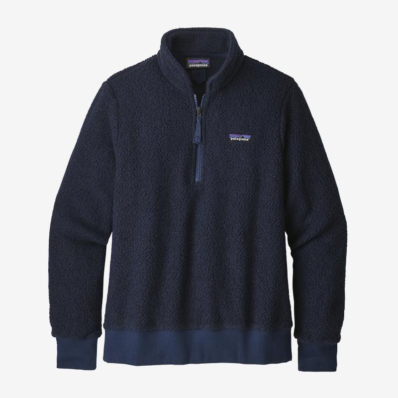 Naisten Patagonia Woolyester Fleece P/O fleecepaita villasekoitteesta, Navy Blue / S