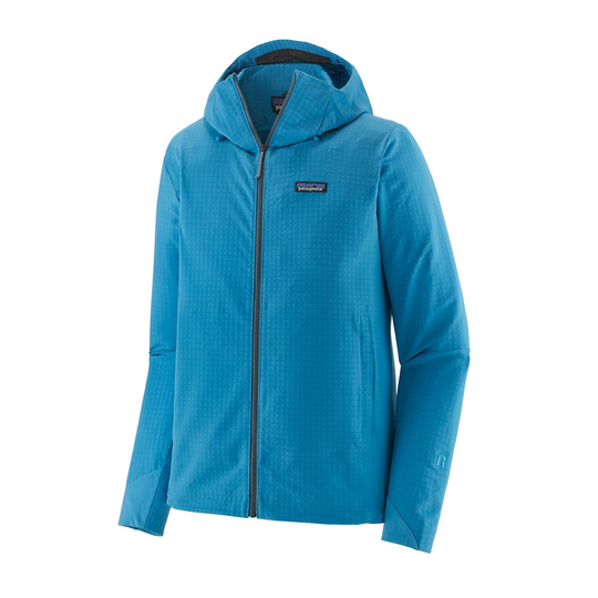 Miesten R1® TechFace Hupullinen Takki - Kierrätettyä Polyesteria, Anacapa Blue / XL