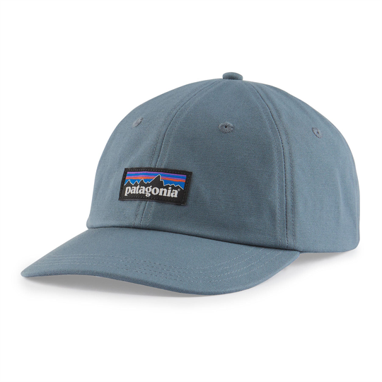 Patagonia Unisex P-6 Label Trad -lippalakki luomupuuvillasta | Weekendbee, Plume Grey