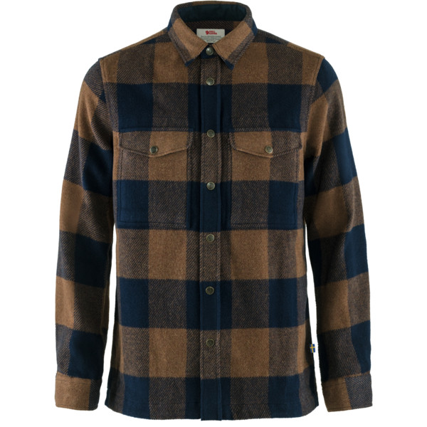 Fjällräven Canada Shirt M - Chestnut-dark Navy - Miehet - M