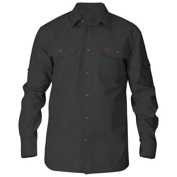 Fjällräven Singi Trekking Shirt Ls M - Dark Grey - Miehet - XS