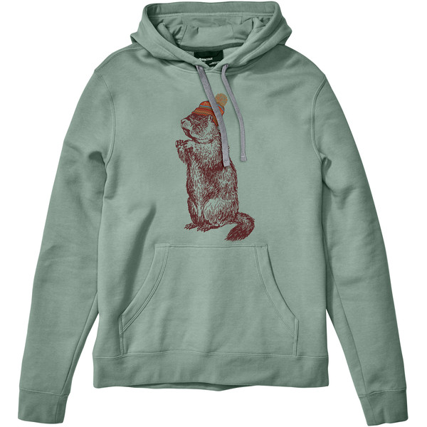 Marmot Pom Pom Hoody - Crocodile Heather - Miehet - S