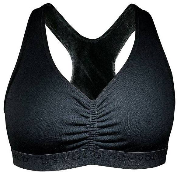 Wool fleece bra Musta XS