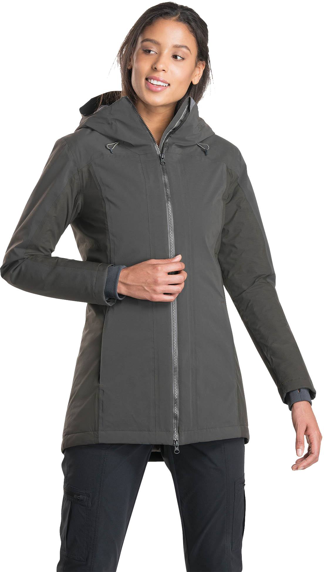 Women's Kopenhagen Insulated Trench Dark grey S