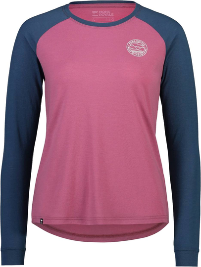Women's Icon Raglan Denim/Berry XS