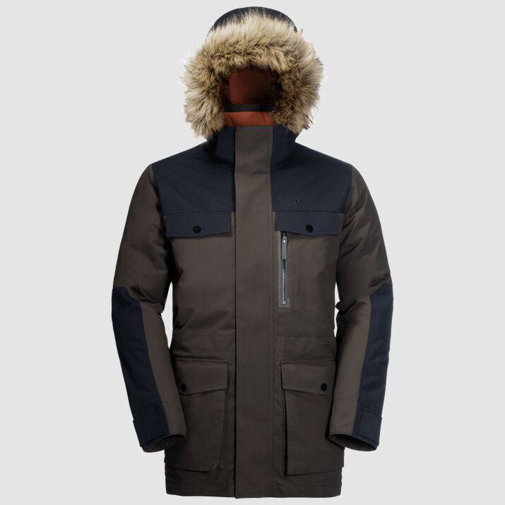 Glacier Bay Parka Ruskea XXL