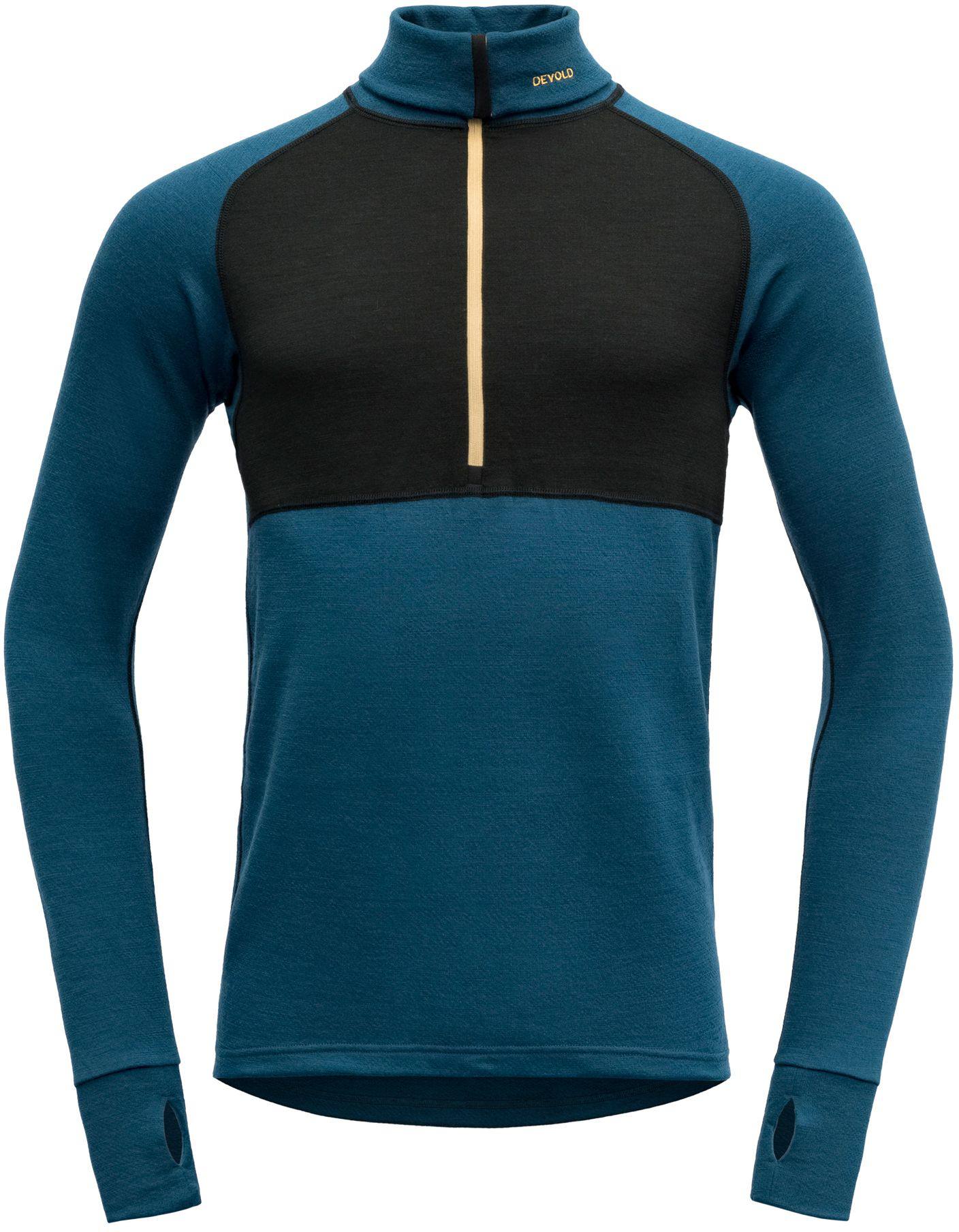 Expedition Man Zip Neck Sininen / Musta L