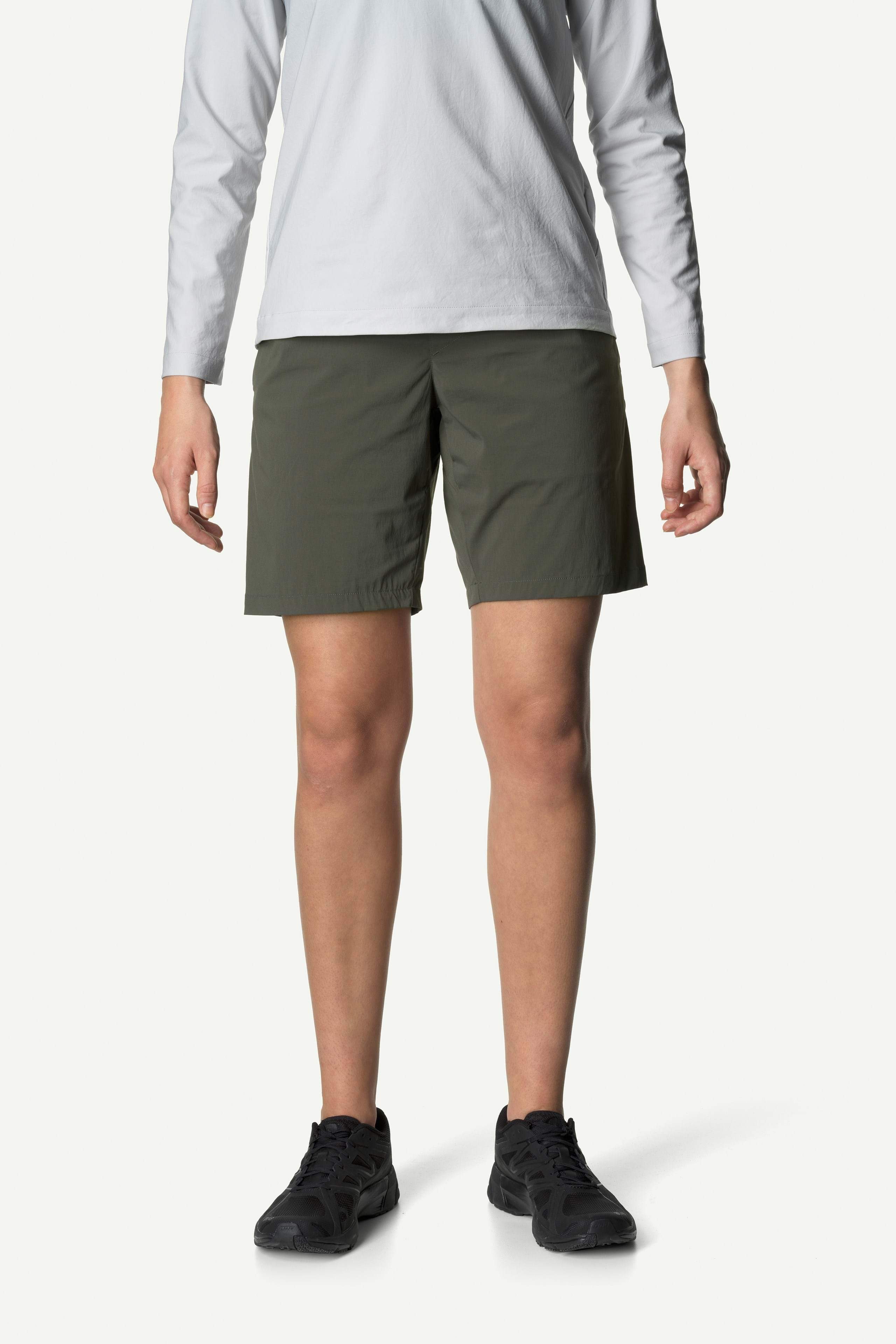 Houdini Naisten Wadi Shortsit - Bluesign-sertifioidut, Baremark Green / L