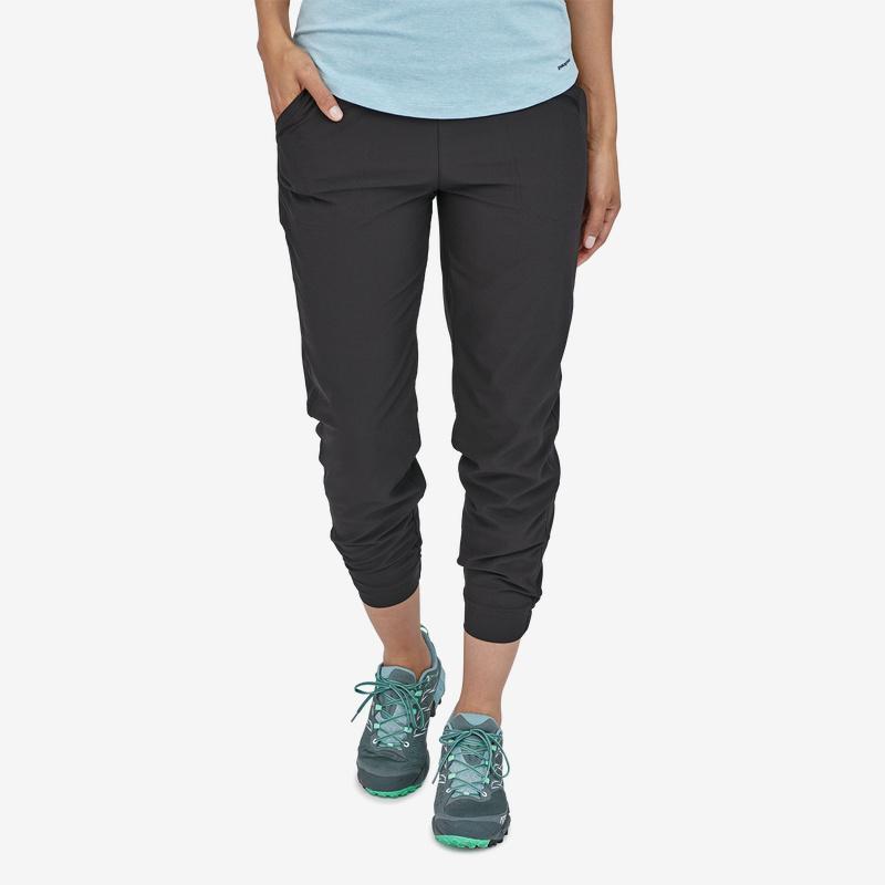 Naisten Patagonia Lined Happy Hike Studio Pants-ulkoiluhousut, Black / XS