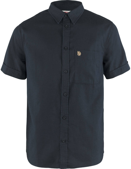 Övik Travel Shirt SS Dark navy L