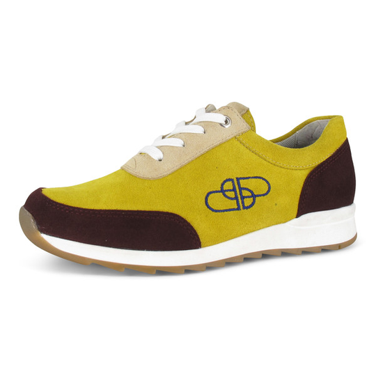 Pomar W' S Aino Zero Waste Walker - Wine/yellow/sand - Naiset - 36