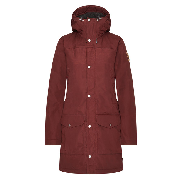Fjällräven Greenland Winter Parka W - Maroon - Naiset - L