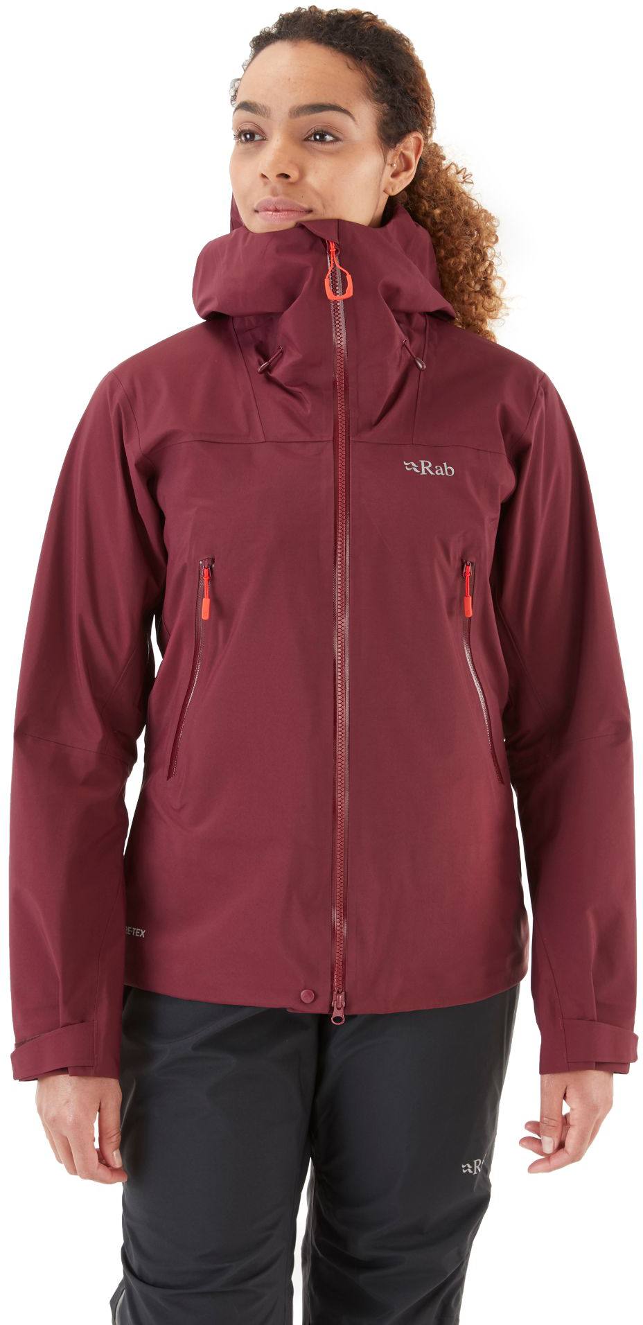 Women's Kangri GTX Jacket Tummanpunainen 10