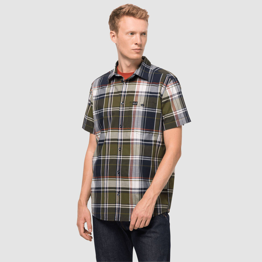 Little Lake Shirt Tummanvihreä XXXL
