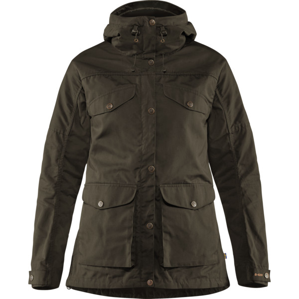 Fjällräven Vidda Pro Jacket W - Dark Olive - Naiset - L