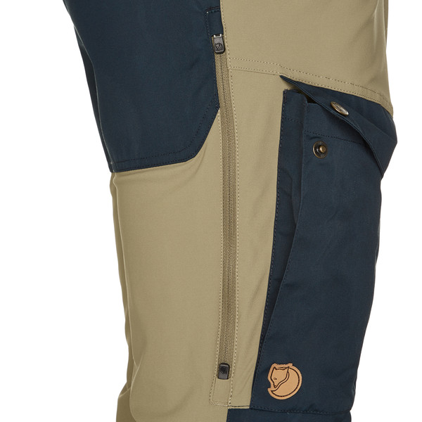 Fjällräven Keb Trousers M Long - Dark Navy-light Olive - Miehet - 56