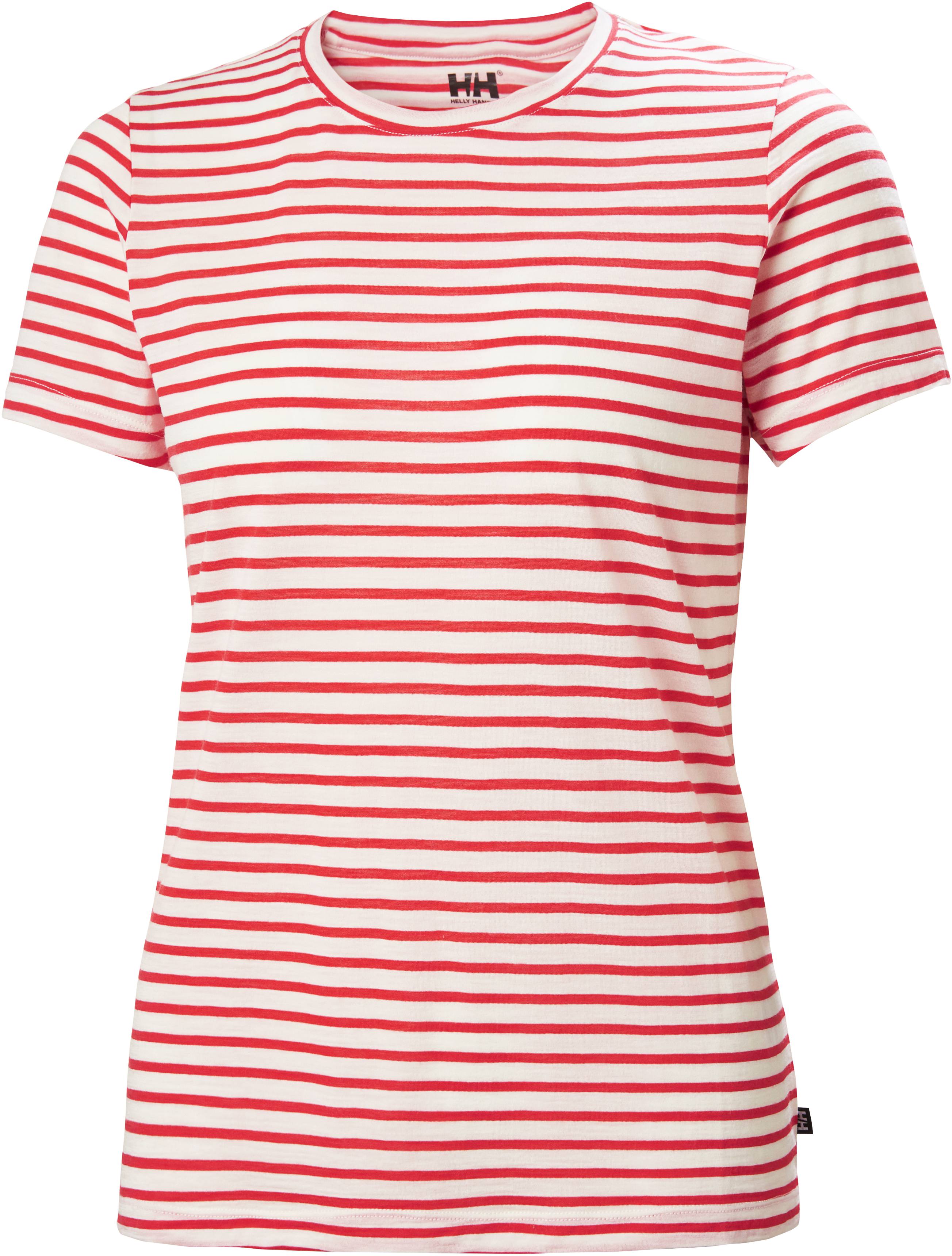 Women's Merino Graphic Tee Punainen / Valkoinen L