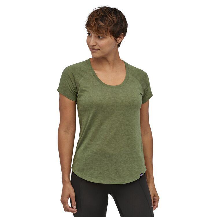 Patagonia Naisten Capilene® Cool Trail T-paita, Camp Green / XS