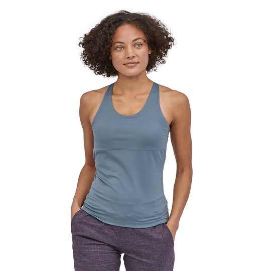 Patagonia Naisten Mibra Tank Top - vastuullisesti valmistettu, Plume Grey / S
