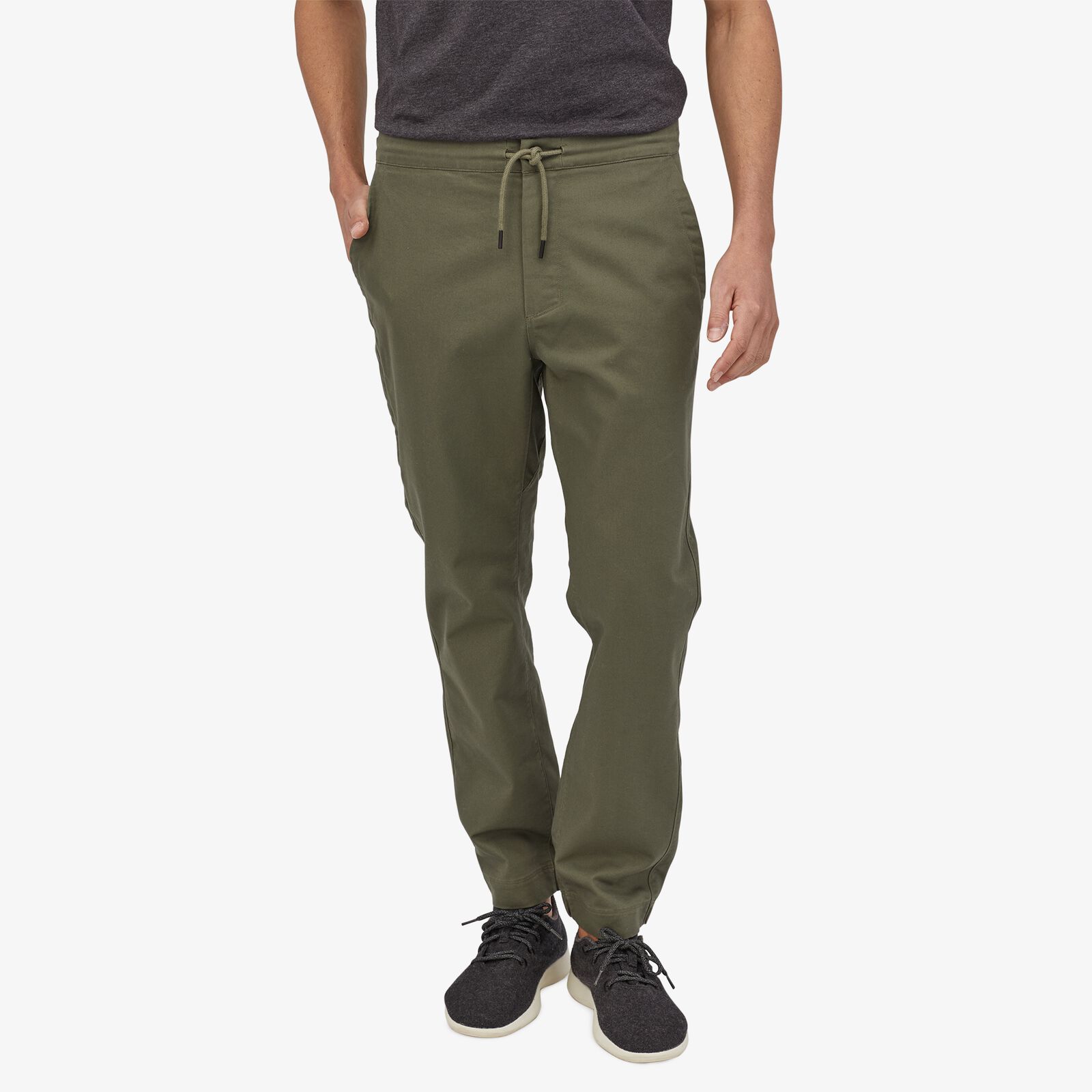 Miesten Twill Traveler Jogger-housut - Luomupuuvillaa, Industrial Green / XL