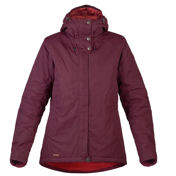 Fjällräven Skogsö Padded Jacket W - Dark Garnet - Naiset - S