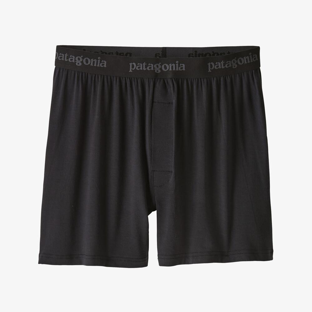 Patagonia miesten Essential Bokserit puupohjaista Tencel-materiaalia, Black / S