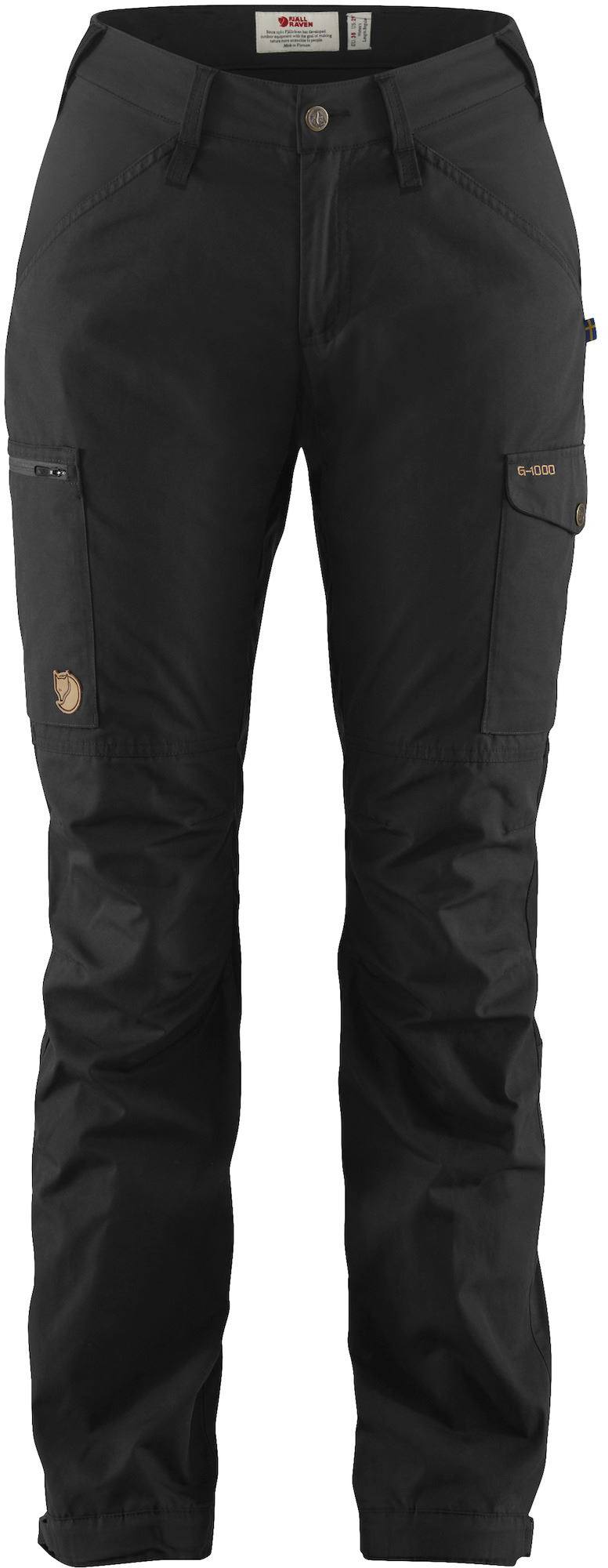 Kaipak Trousers Curved W Musta 34