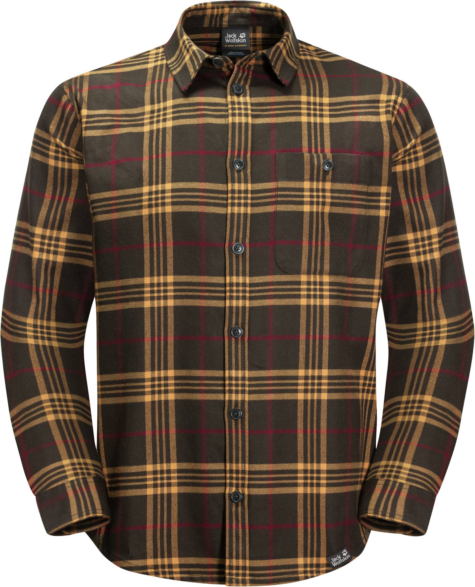 Cabin View Shirt Vihreä/Keltainen S