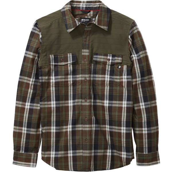 Marmot Needle Peak Midwt Flannel - Crocodile/nori - Miehet - M