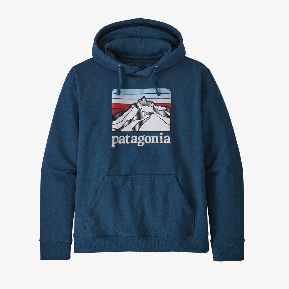 Patagonia Miesten Line Logo Ridge Uprisal Huppari - Kierrätetyistä materiaaleista, Crater Blue / S