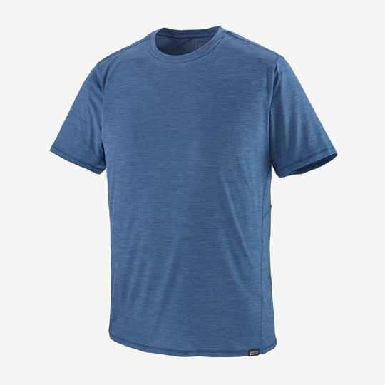 Patagonia Miesten Cap Cool Lightweight T-Paita - Kierrätettyä polyesteria, Superior Blue - Light Superior Blue X-Dye / XS