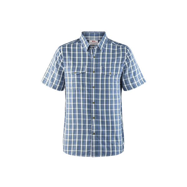 Fjällräven Abisko Cool Shirt Ss M - Uncle Blue - Miehet - L