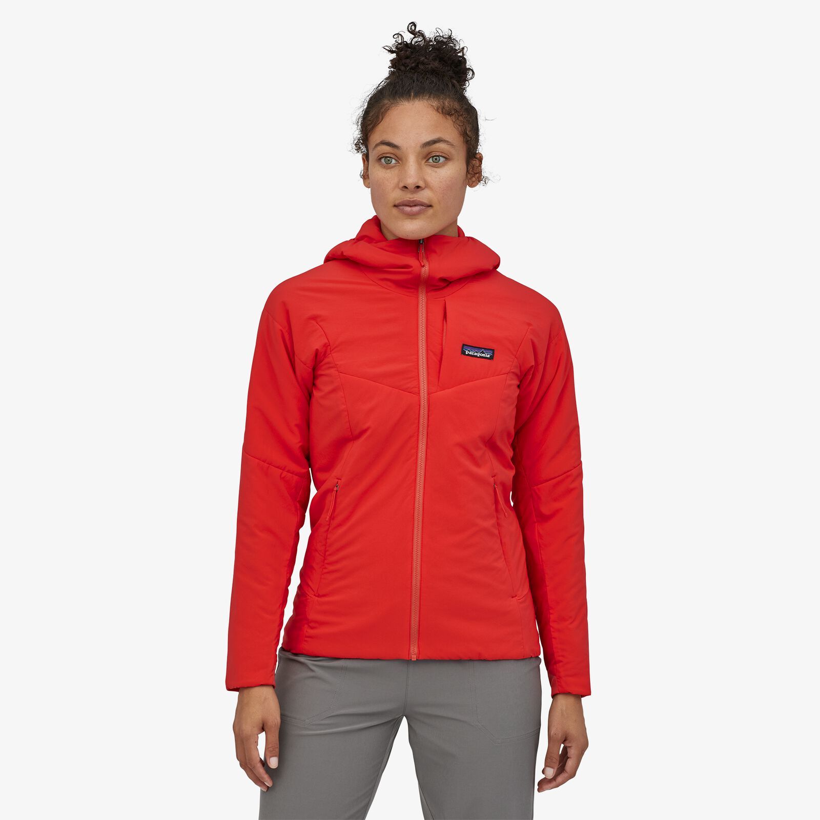 Patagonia Naisten Nano-Air Hupullinen ulkoilutakki - Kierrätettyä polyesteria, Catalan Coral / M