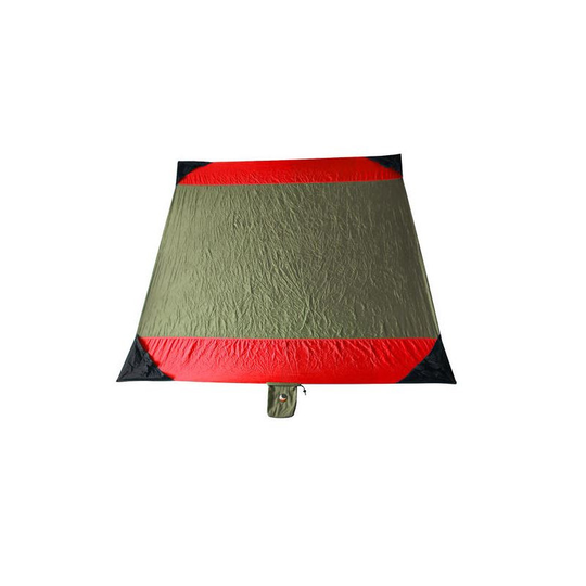 Ticket To The Moon Beach Blanket rantamatto punainen