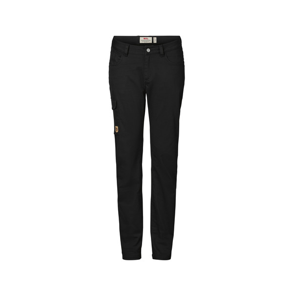 Fjällräven Greenland Stretch Trs W Reg - Black - Naiset - 34