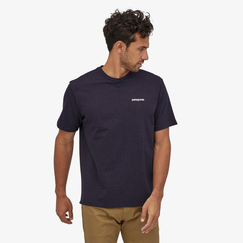 Patagonia P-6 Logo Responsibili-Tee® - Kierrätetyistä materiaaleista, Piton Purple / S