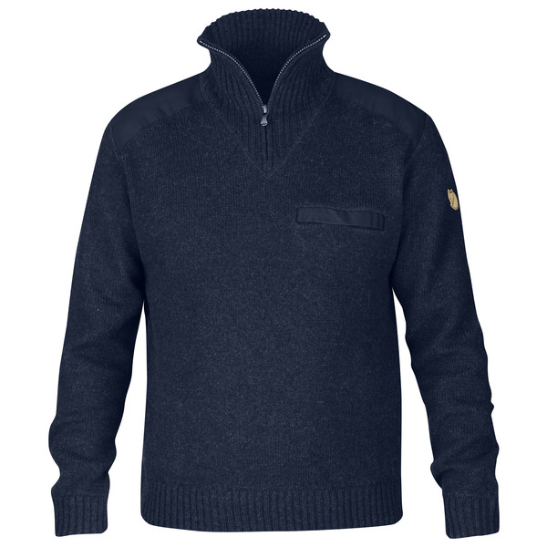 Fjällräven Koster Sweater M - Dark Navy - Miehet - L