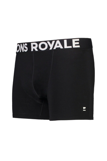 Mons Royale Miesten Merinoalushousut - Hold 'em Shorty Boxer, Black / S
