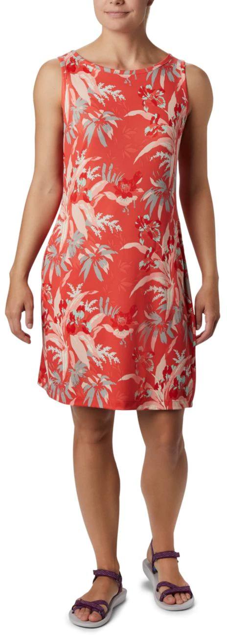 Women's Chill River Printed Dress punainen L