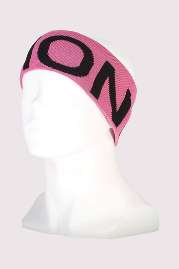 Mons Royale Unisex Arcadia Pääpanta - Merinovillaa, Black / Pink
