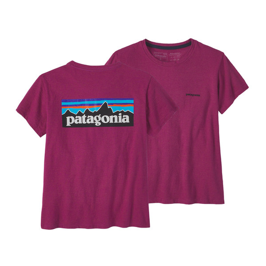 Patagonia W' S P-6 Logo Responsibili-tee - Star Pink - Naiset - XS