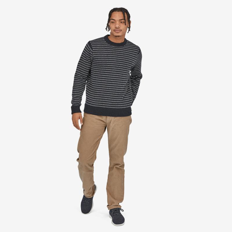 Miesten Patagonia Recycled Wool Sweater – villapaita, Classic Navy / M