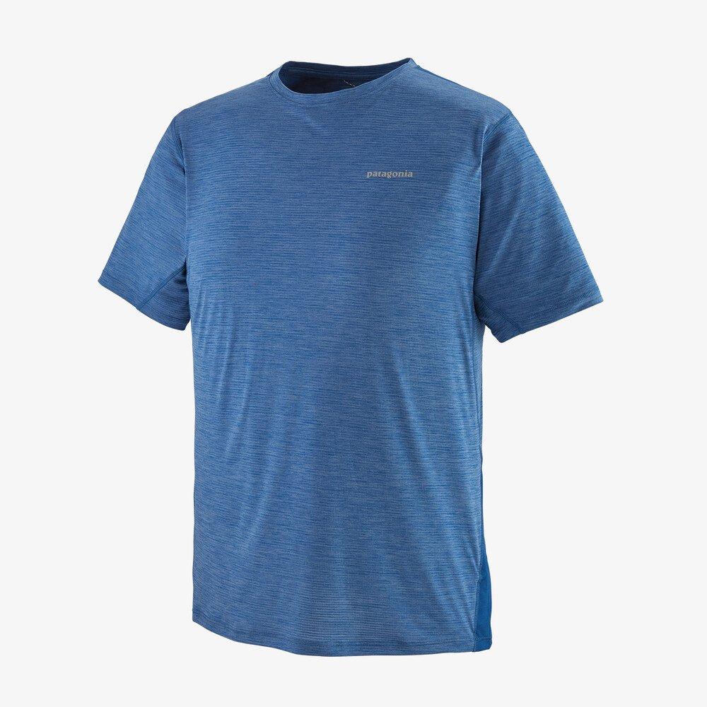 Patagonia Miesten Airchaser Tekninen Urheilu T-paita, Superior Blue - Light Superior Blue X-Dye / L